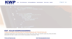 Desktop Screenshot of koller-webprogramming.ch